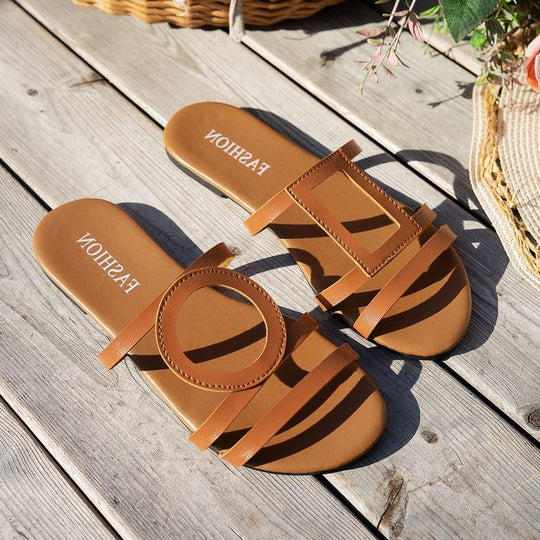 Damen Riemchen-Sandalen mit eleganten Ausschnitten und komfortabler Fußbettung EB