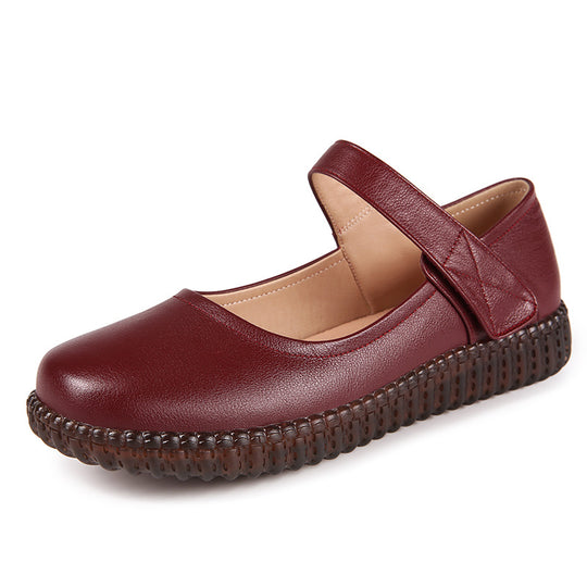 Damen Mary Jane Slipper mit verstellbarem Riemen und antirutschsohle EB