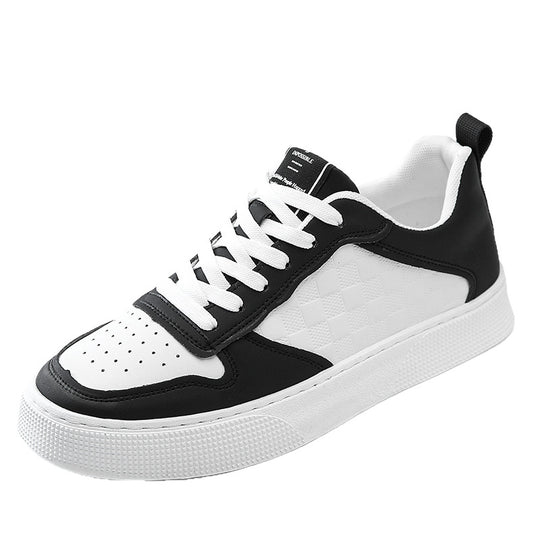 Damen Sportliche Sneaker mit Karomuster und gepolsterter Sohle EB
