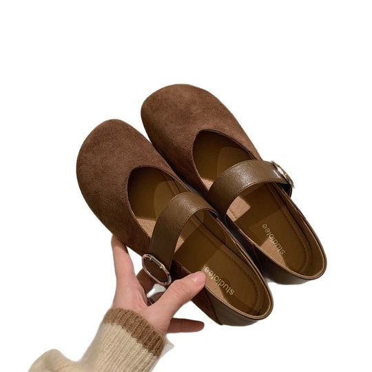 Damen Komfortable Riemchen-Mokassins mit elegantem Schnitt und bequemer Innensohle EB