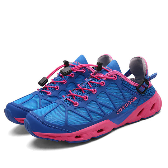 Damen Atmungsaktive Outdoor-Sneaker mit sichertem Schnellschnürsystem EB