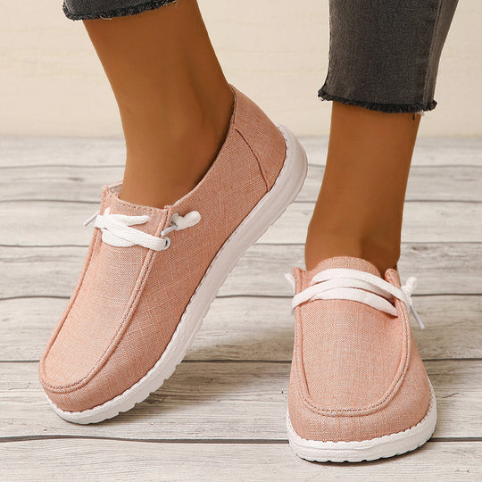 Damen Bequeme Slip-On Schuhe mit atmungsaktivem Obermaterial EB