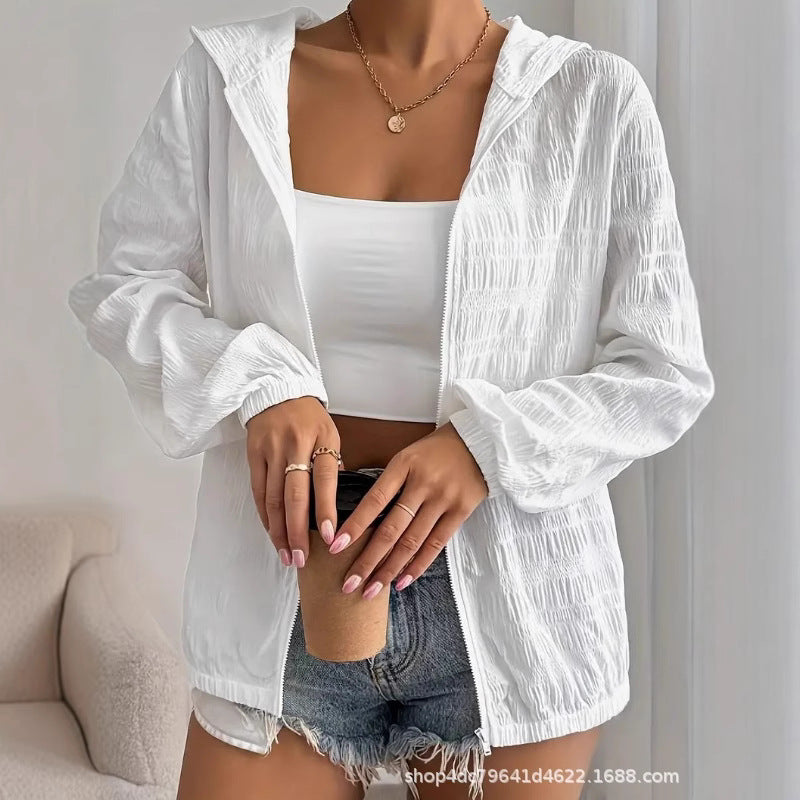 Damen lässige Kapuzenjacke EB