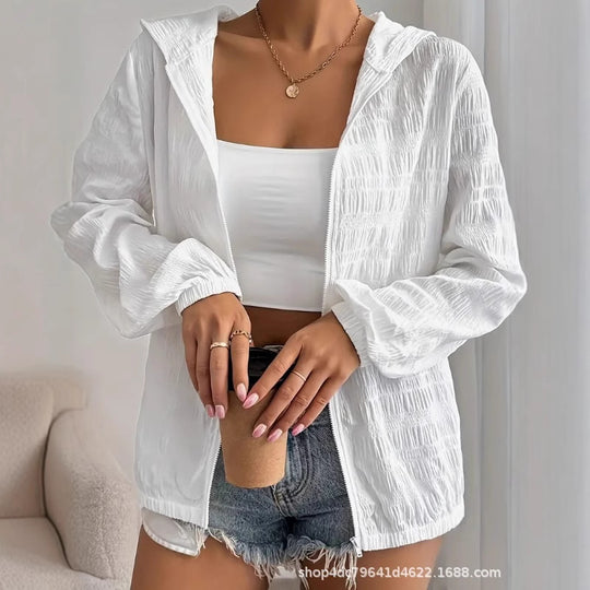 Damen lässige Kapuzenjacke EB