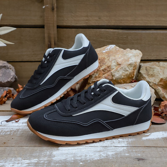 Damen Sportliche Sneakers mit atmungsaktivem Obermaterial und rutschfester Sohle EB