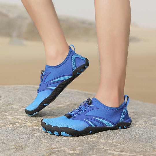 Damen Aqua-Sport-Schuhe mit rutschfester Sohle und atmungsaktivem Mesh-Obermaterial EB