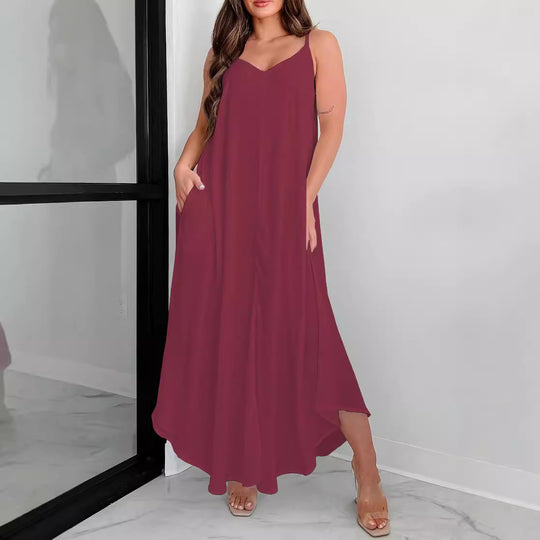 Damen Sommerliches Maxi Kleid EB