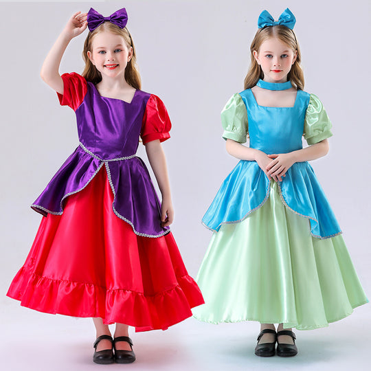 Mädchen Prinzessinnenkleid mit Rüschen EB