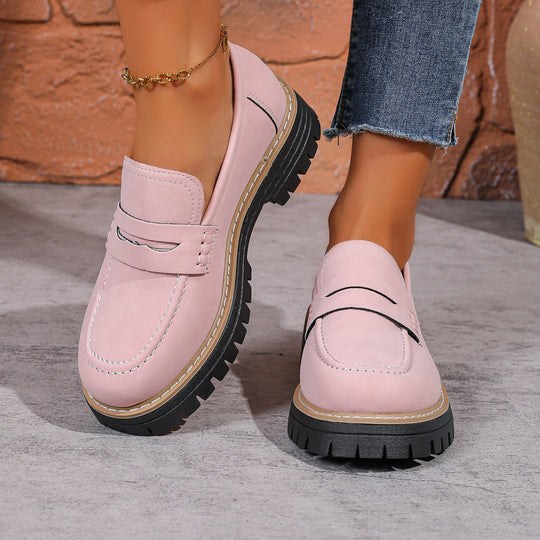 Damen Bequeme Mokassins mit trendiger Sohle und modischem Design EB