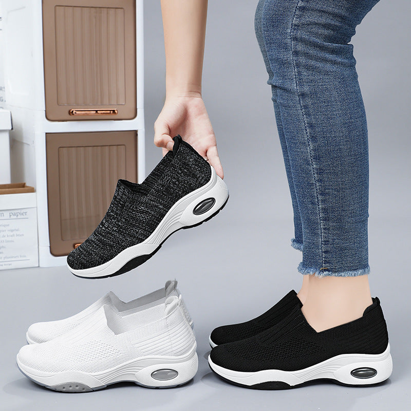 Damen Slip-On Laufschuhe mit dämpfender Sohle EB