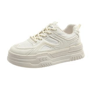 Damen modische Sneaker mit gepolsterter Sohle und innovativem Mesh-Obermaterial EB