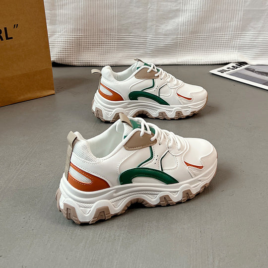 Damen Sportliche Sneaker mit dämpfender Sohle und robustem Profil EB