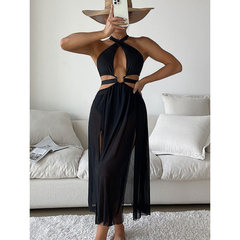 Damen Strandkleid mit elegantem Schnitt EB