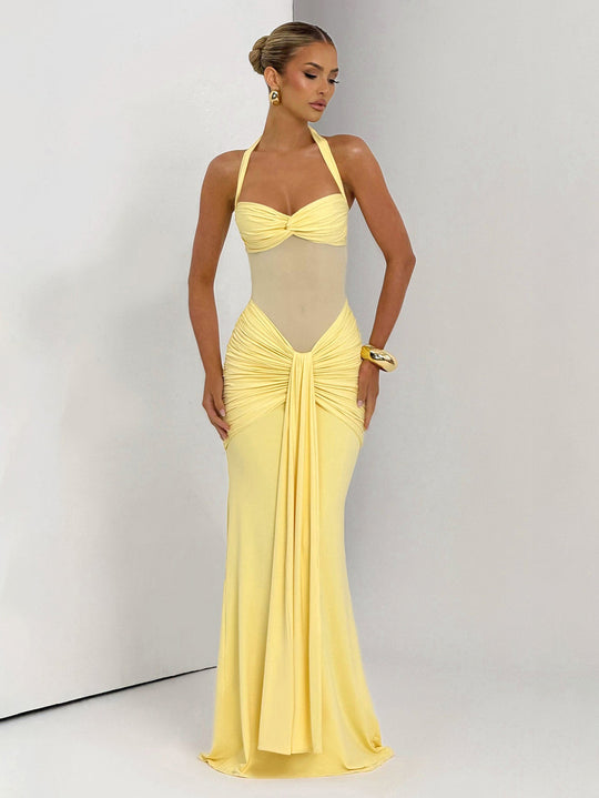 Damen Elegantes Abendkleid mit figurbetontem Schnitt und raffinierten Drapierungen EB