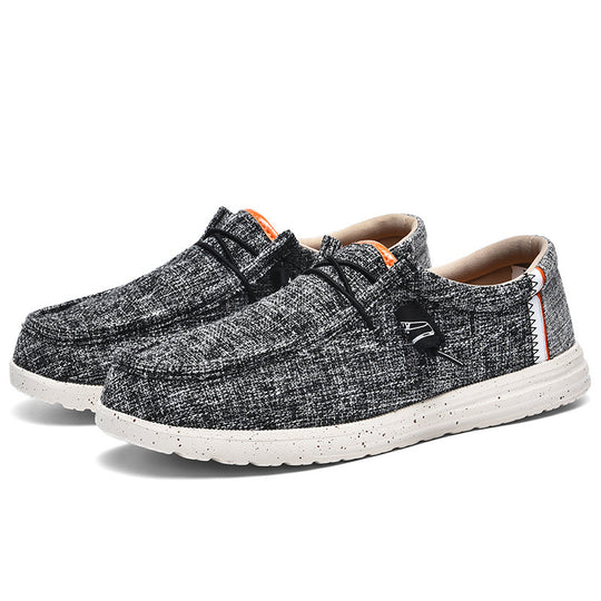 Damen Bequeme Slip-On Freizeitschuhe mit atmungsaktivem Obermaterial EB