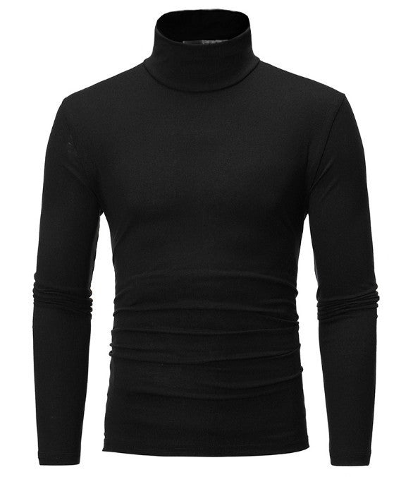 Herren eleganter Rollkragenpullover aus bequemen Stretchmaterial EB
