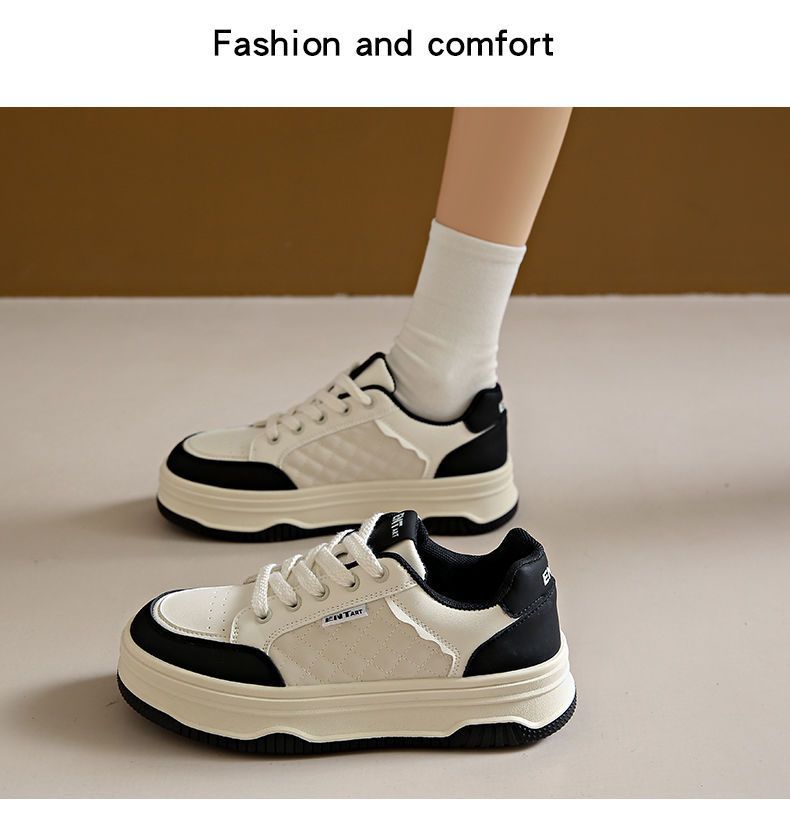 Damen modische sneakers mit rutschfester Sohle und einzigartiger Oberflächenstruktur EB