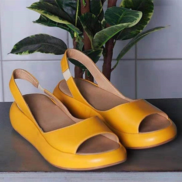 Damen bequeme Sandalen mit offenem Zehenbereich und anatomischer Fußbettung EB
