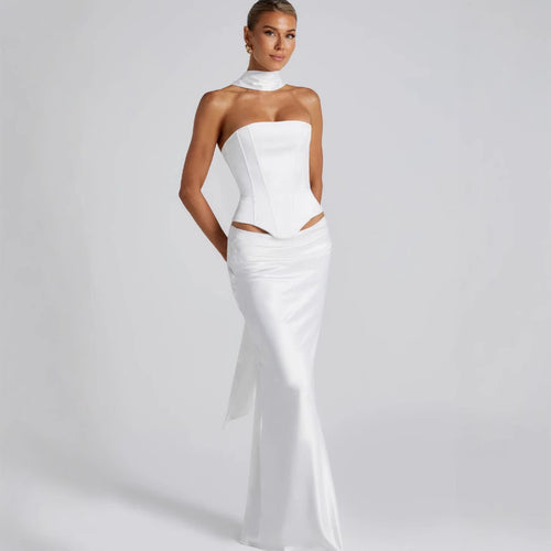 Damen Elegantes Abendkleid mit schulterfreiem Design und figurbetontem Schnitt EB