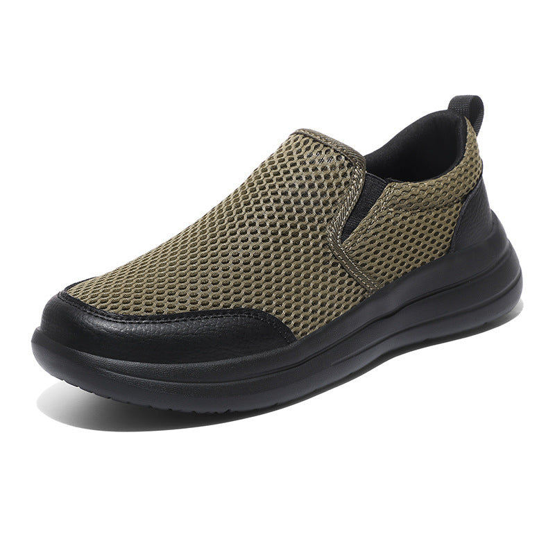 Damen Atmungsaktive Sneakers mit elastischem Einschlupf und rutschfester Sohle EB