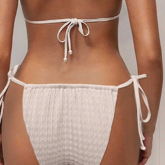 Damen Triangel-Bikini mit akzentuiertem Bindeband EB