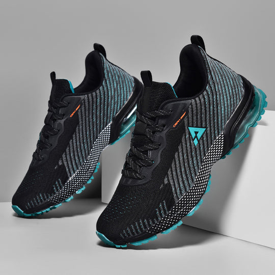 Damen Sportliche Dämpfung Sneakers mit atmungsaktivem Mesh-Obermaterial EB