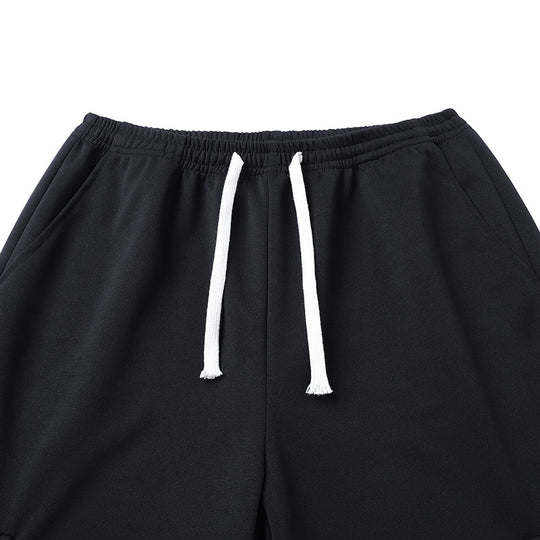 Herren lockere Cargo-Jogginghose mit elastischem Bund, Kordelzug und aufgesetzten Klappentaschen EB