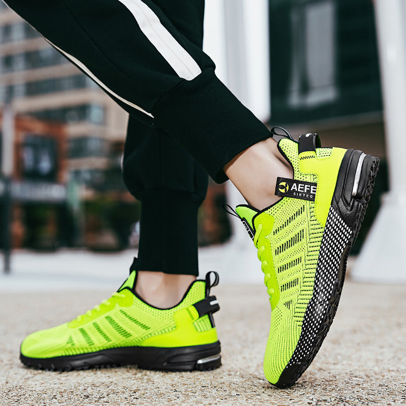 Unisex atmungsaktive Strick-Performance-Sneaker mit gepolsterter Air‑Zwischensohle EB