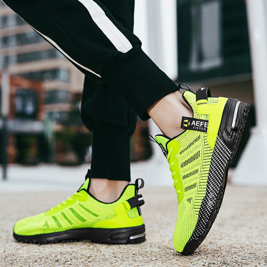 Unisex atmungsaktive Strick-Performance-Sneaker mit gepolsterter Air‑Zwischensohle EB