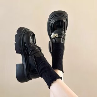 Damen Schleifen Loafer mit robustem Plateau von EB