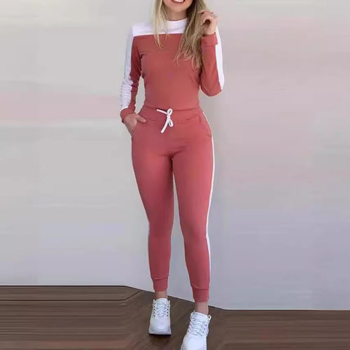 Damen Sportlicher Jumpsuit mit abnehmbaren Trägern und seitlichen Kontraststreifen EB