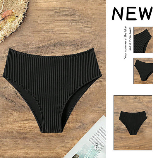 Damen Hochtaillierter Badeanzug Slip EB