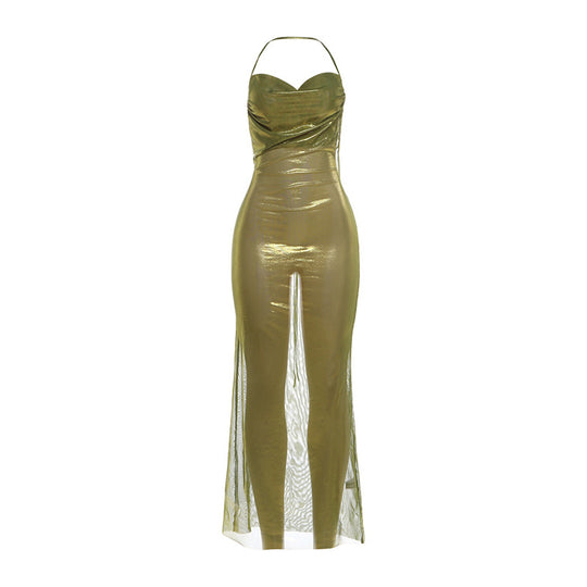Damen Glamouröses Abendkleid mit funkelnden Details EB