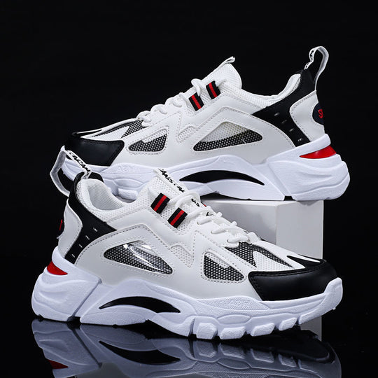 Damen Sportliche Chunky Sneakers mit atmungsaktiver Mesh-Oberfläche und rutschfester Sohle EB