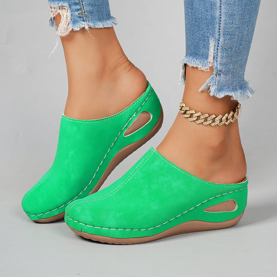 Damen Mules mit ergonomischem Fußbett und modischem Schnitt EB