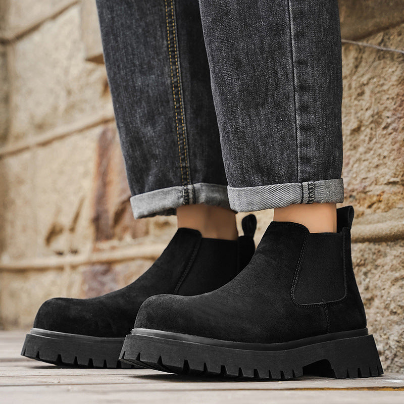 Damen Chelsea-Stiefel mit rutschfester Profilsohle und robustem Obermaterial EB