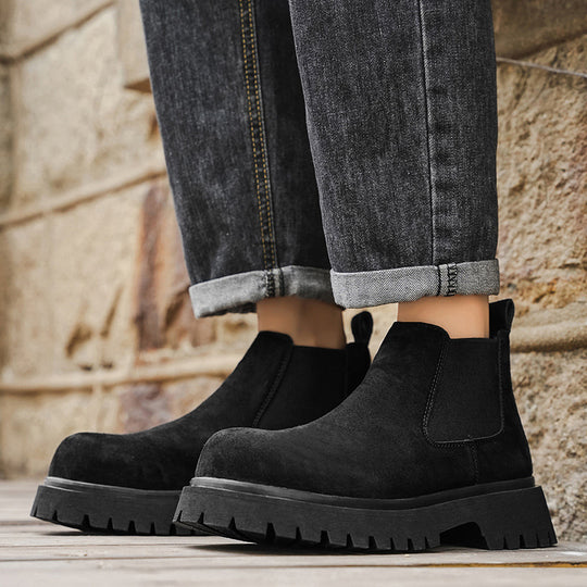 Damen Chelsea-Stiefel mit rutschfester Profilsohle und robustem Obermaterial EB