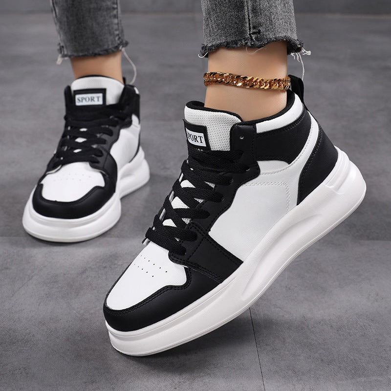 Damen Sportliche High-Top Sneaker mit atmungsaktivem Obermaterial EB