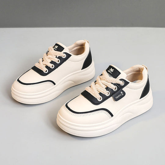 Damen modische Sneakers mit sportlicher Sohle und atmungsaktiver Obermaterialstruktur EB