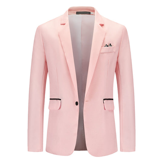 Herren Eleganter Anzugblazer mit feiner Struktur und modernem Schnitt EB