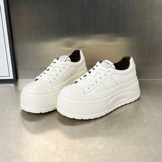 Damen Plateau-Sneaker mit verstärkter Laufsohle und atmungsaktivem Obermaterial EB