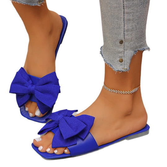 Damen Komfortable und stilvolle Sandalen mit Schleifendetail EB