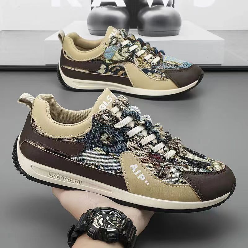 Damen Sportliche Sneakers mit modischem Motiv und gepolsterter Sohle EB