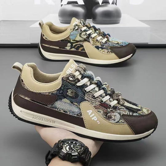 Damen Sportliche Sneakers mit modischem Motiv und gepolsterter Sohle EB