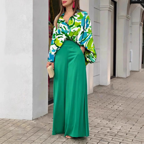 Damen Weit geschnittene Culotte-Hose mit hohem Bund und fließendem Stoff EB