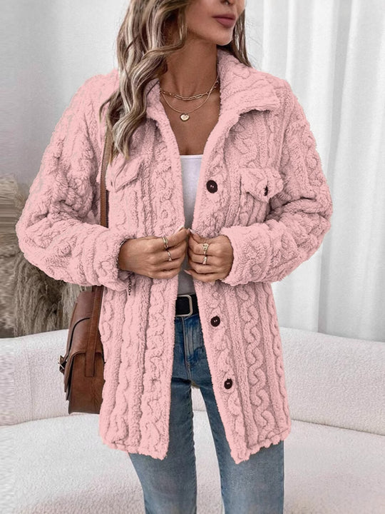 Damen Strickjacke mit strukturierter Oberfläche EB