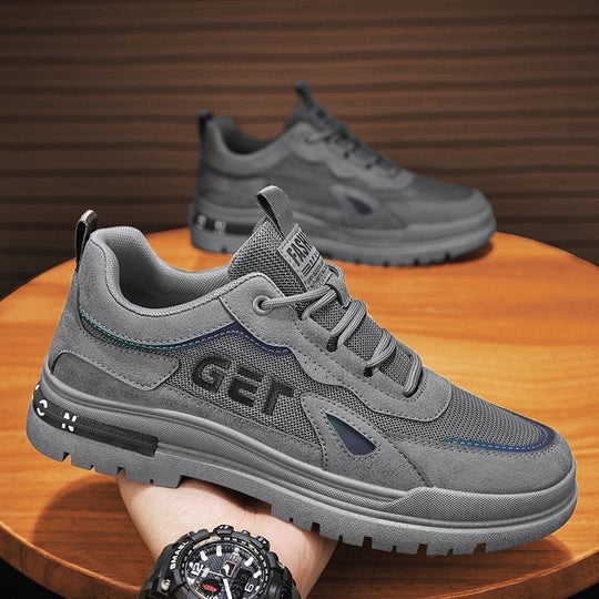 Damen Sportliche Sneakers mit rutschfester Profilsohle und atmungsaktiver Mesh-Oberfläche EB