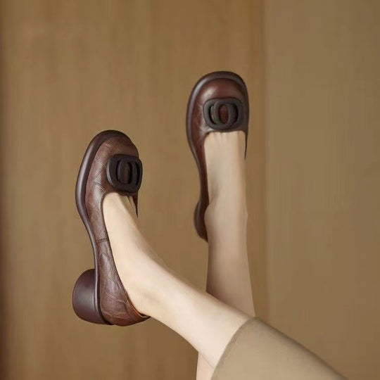 Damen Elegante und bequeme Ballerinas mit modischem Rüschendetail EB