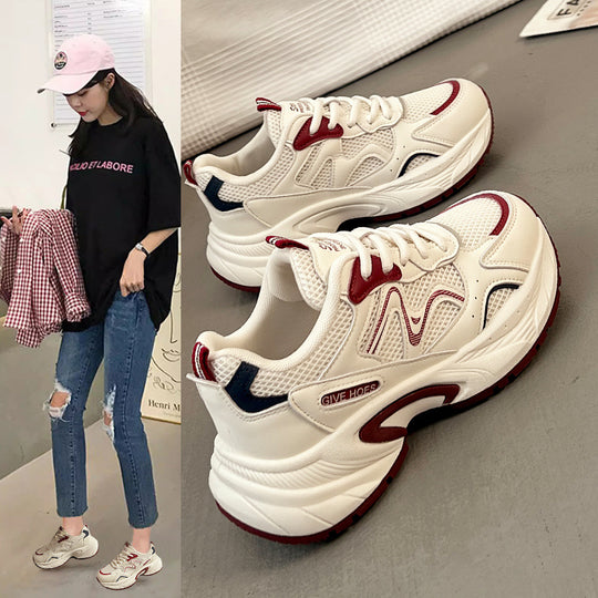 Damen Sportliche Sneakers mit innovativer Dämpfungstechnologie und rutschfester Sohle EB