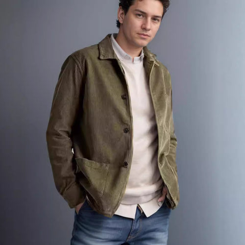 Damen lässige Kordjacke EB